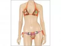 ed hardy femmes maillots de bain hardy8009-orange-jaune